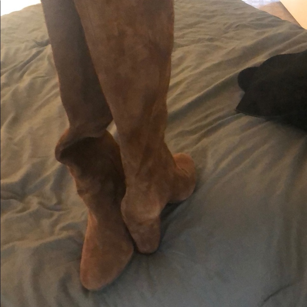 Nine West brown boots. 7.5